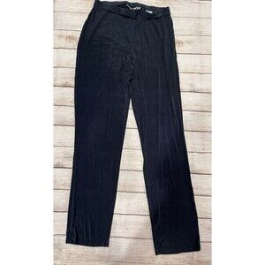 Attitudes By Renee Liquid Knit Pants Travel No Wrinkle Elastic Waist Large